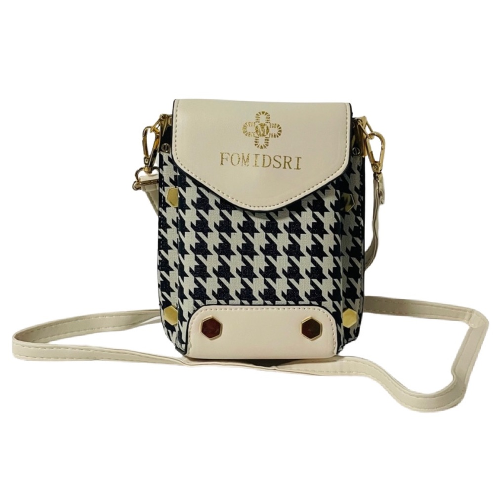 1094-Fashion Mini Crossbody Cell Phone bag-Cream